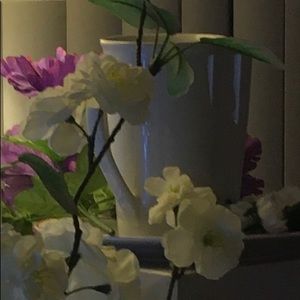 Decor🍃Simply Basic White 2 Tall Grade Ceramic&...